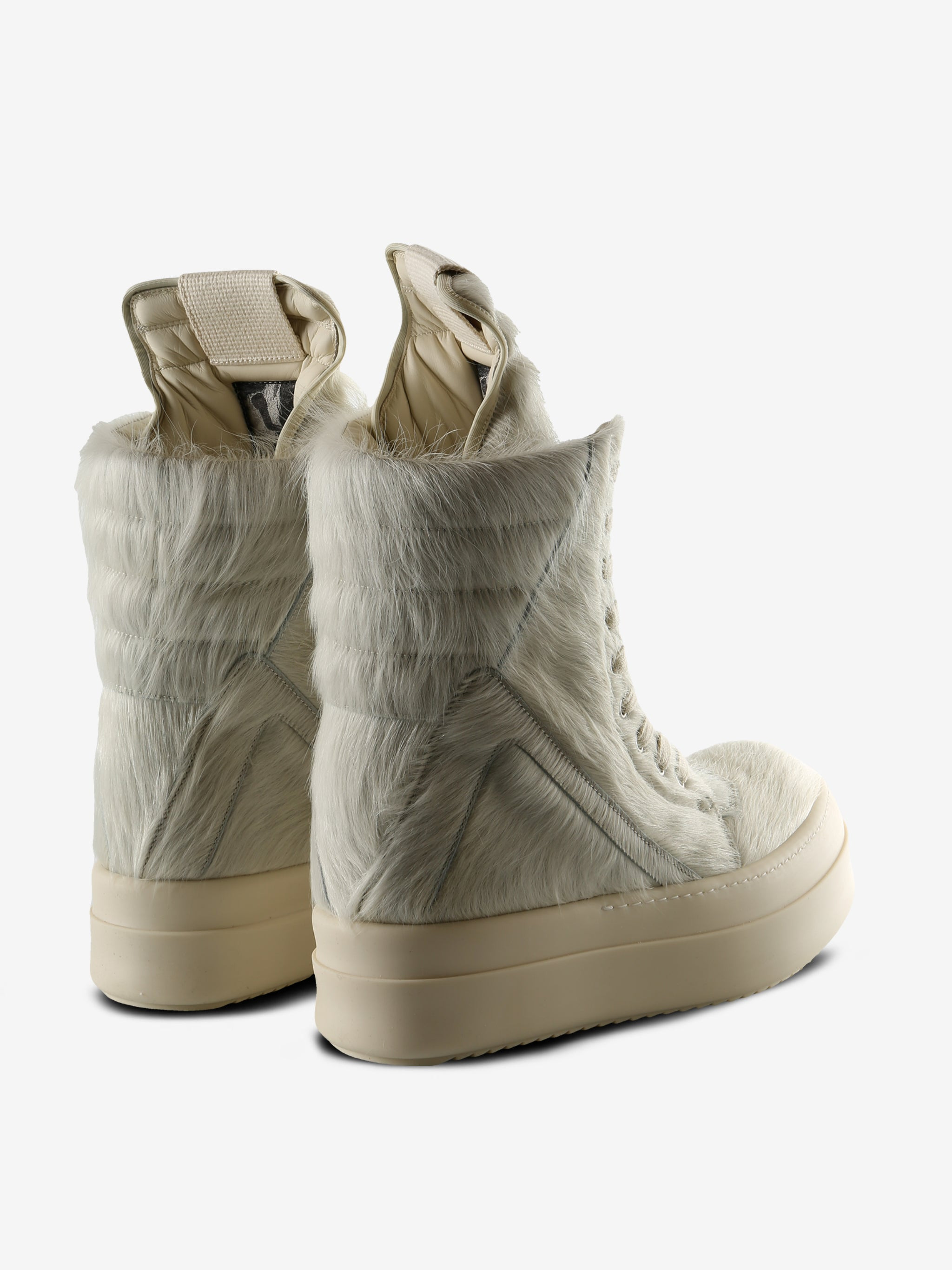 RICK OWENS - Men Scarpe In Pelliccia Megageobaskets Sneakers - 3