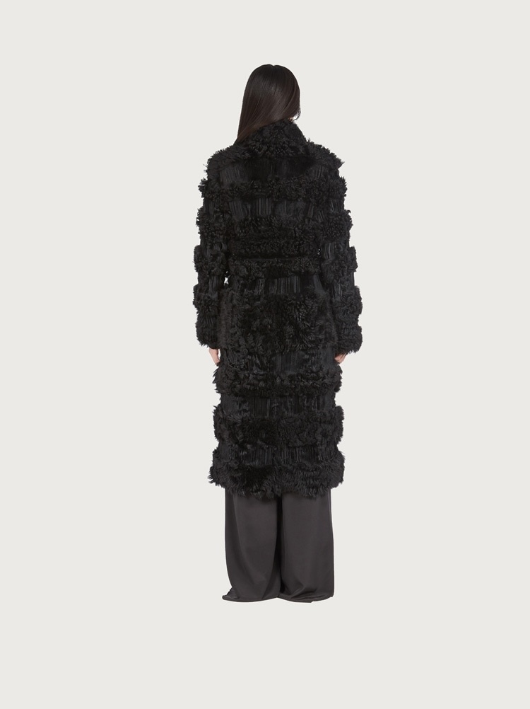 SHAVED SHEARLING COAT - 3