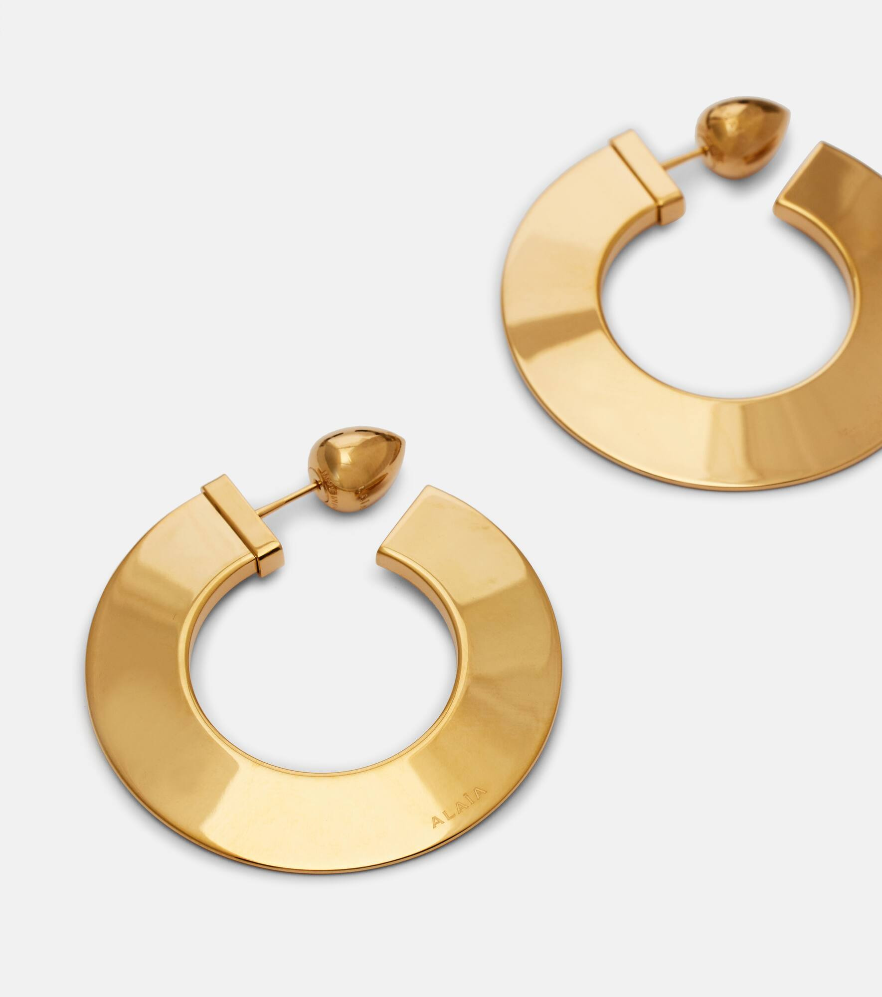 Small hoop earrings - 4