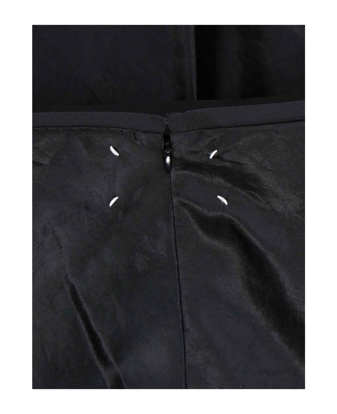 Satin Midi Skirt - 4