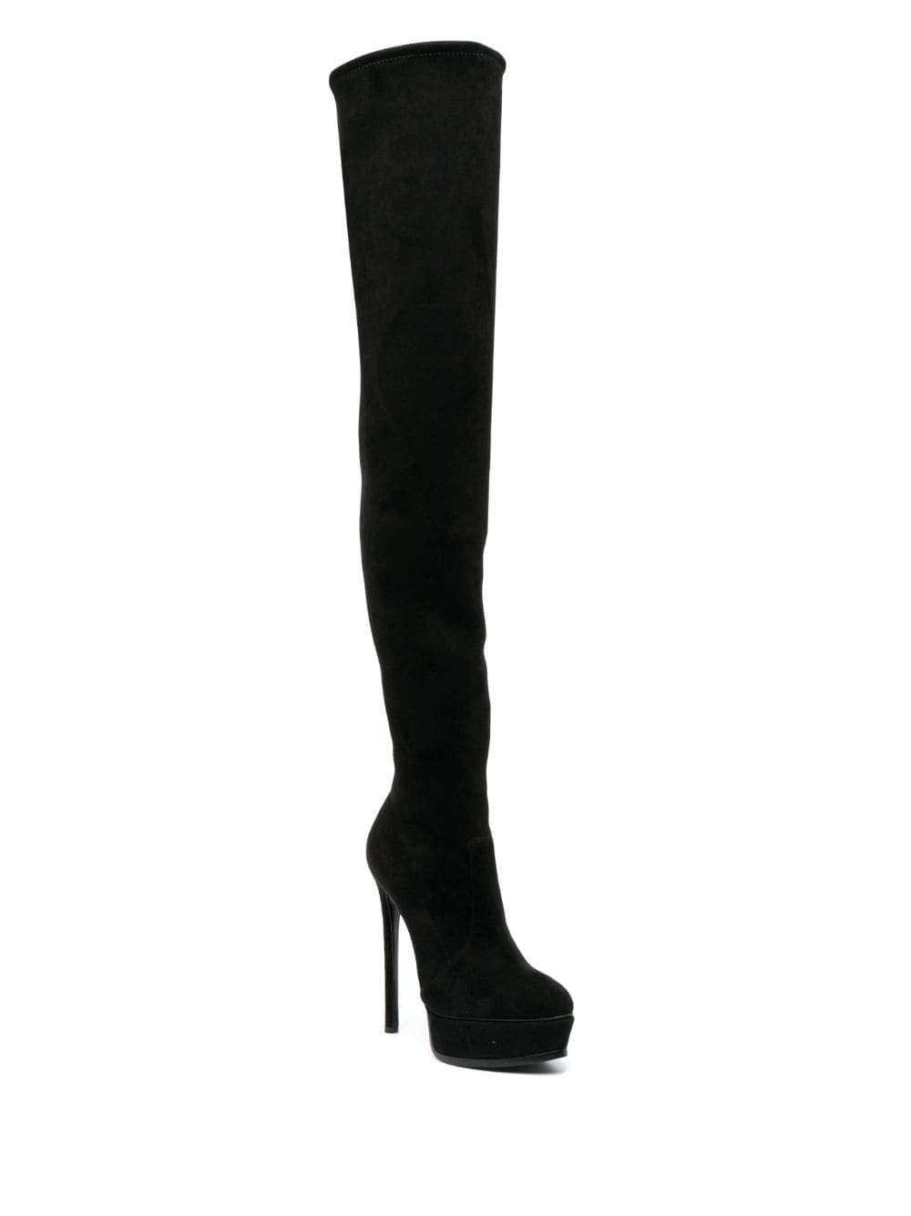 Flora 140mm above-knee platform boots - 2