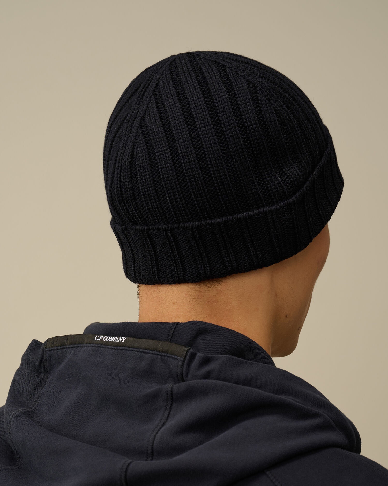 Extra Fine Merino Wool Logo Beanie - 3