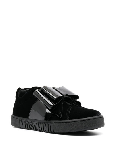 Moschino bow-detail sneakers outlook