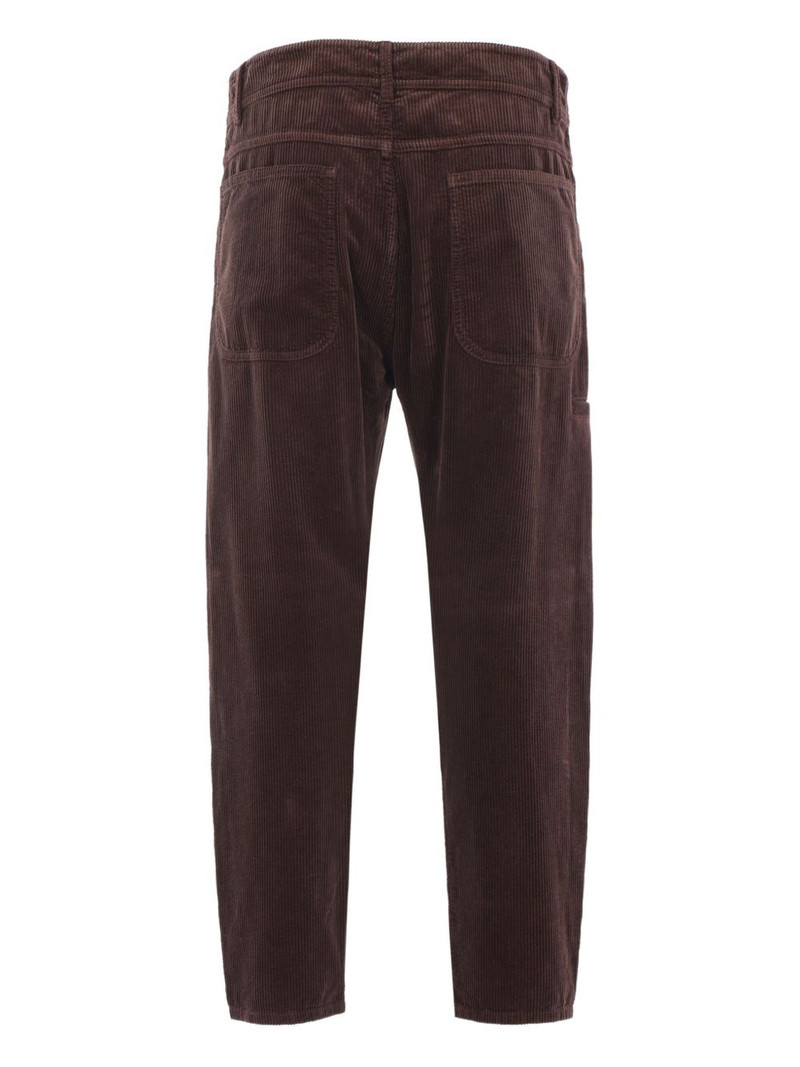 Brunello Cucinelli corduroy straight-leg trousers outlook