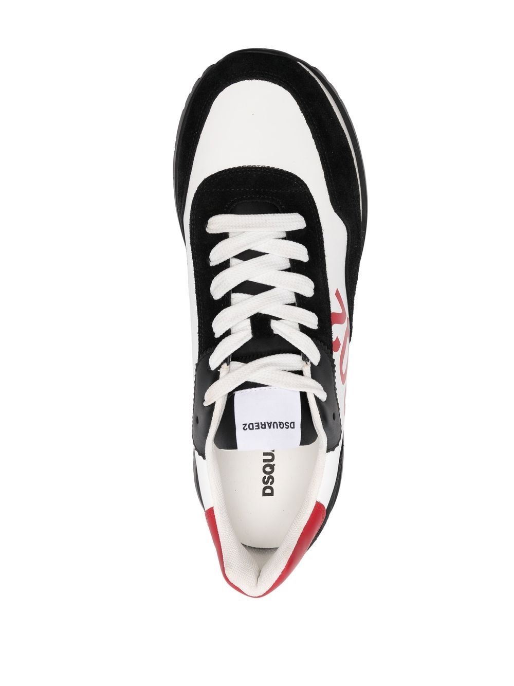 Running logo-print sneakers - 4