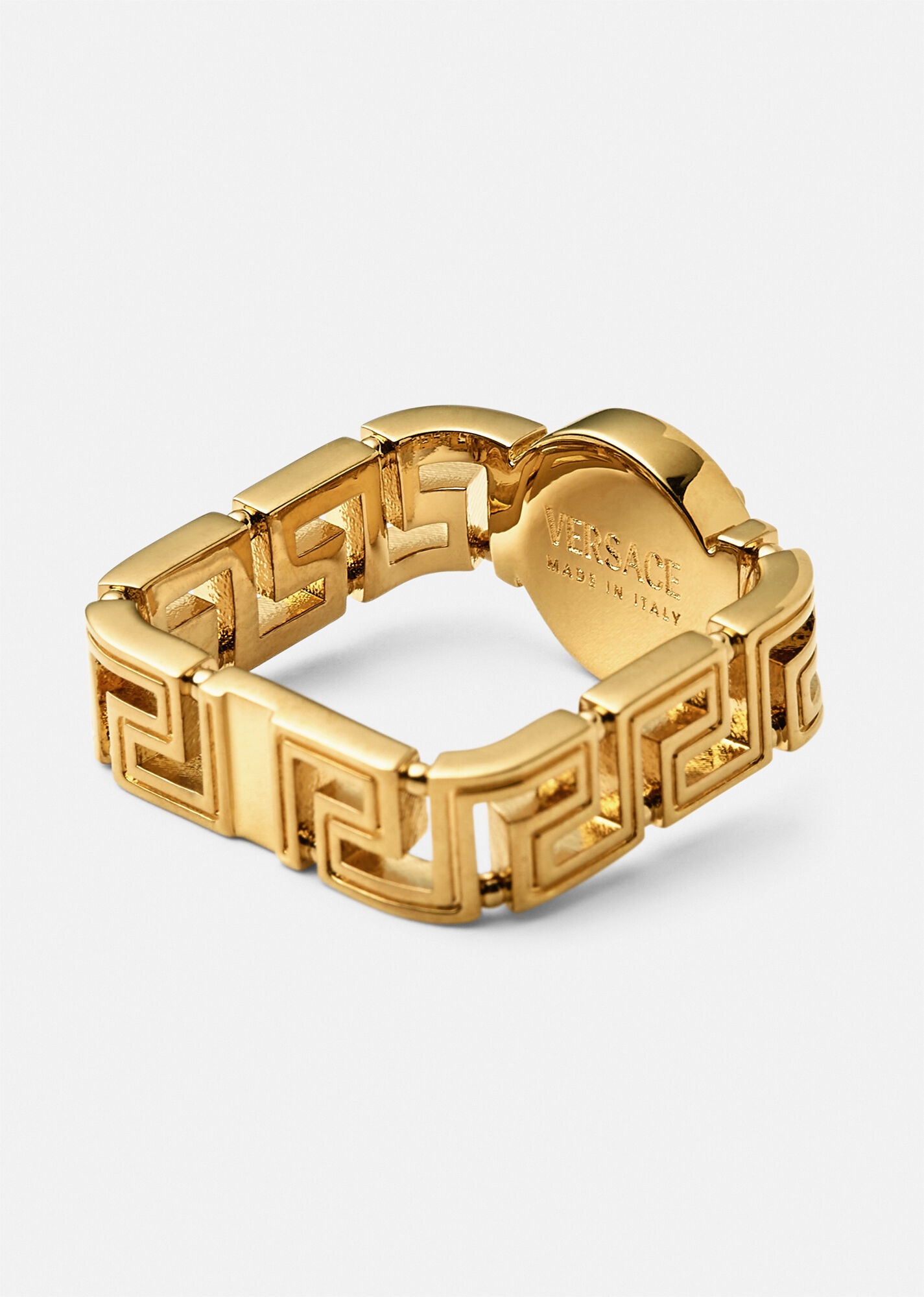 Medusa Greca Square Ring - 2