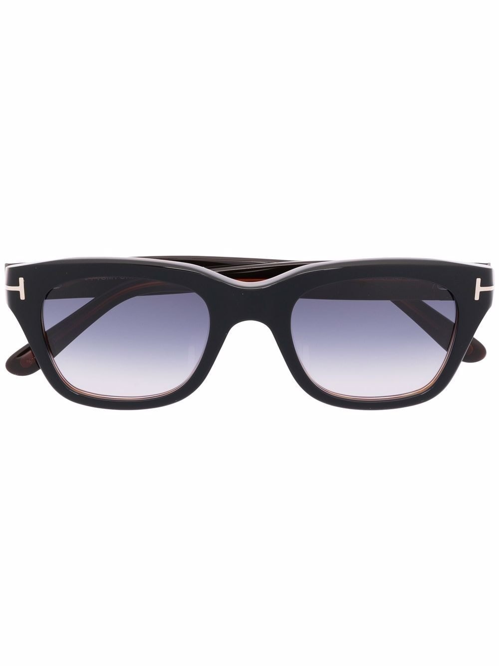 square-frame gradient sunglasses - 1