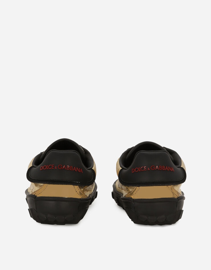 Mixed-material Old Runner sneakers - 4