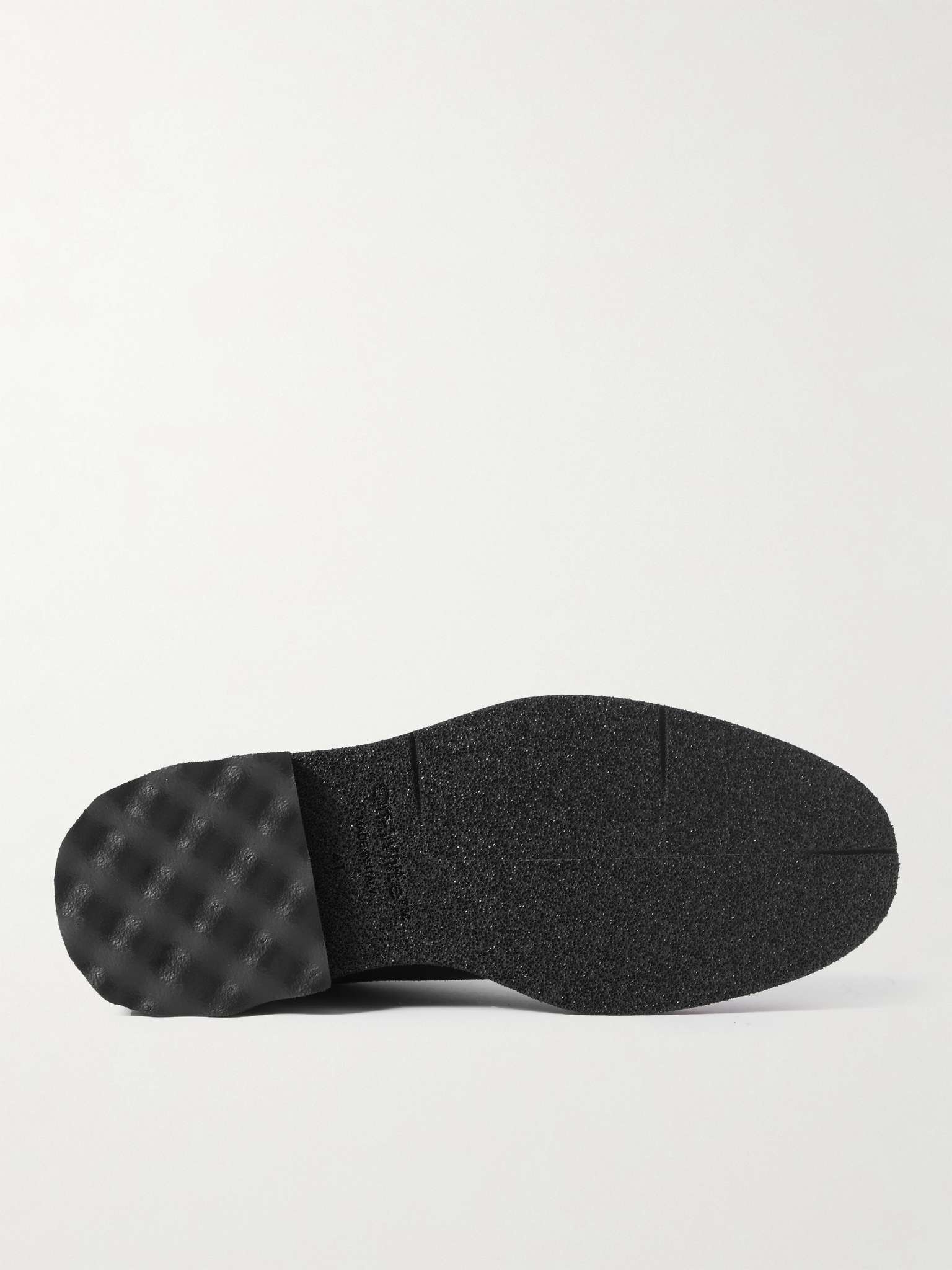Logo-Print Suede Chelsea Boots - 7