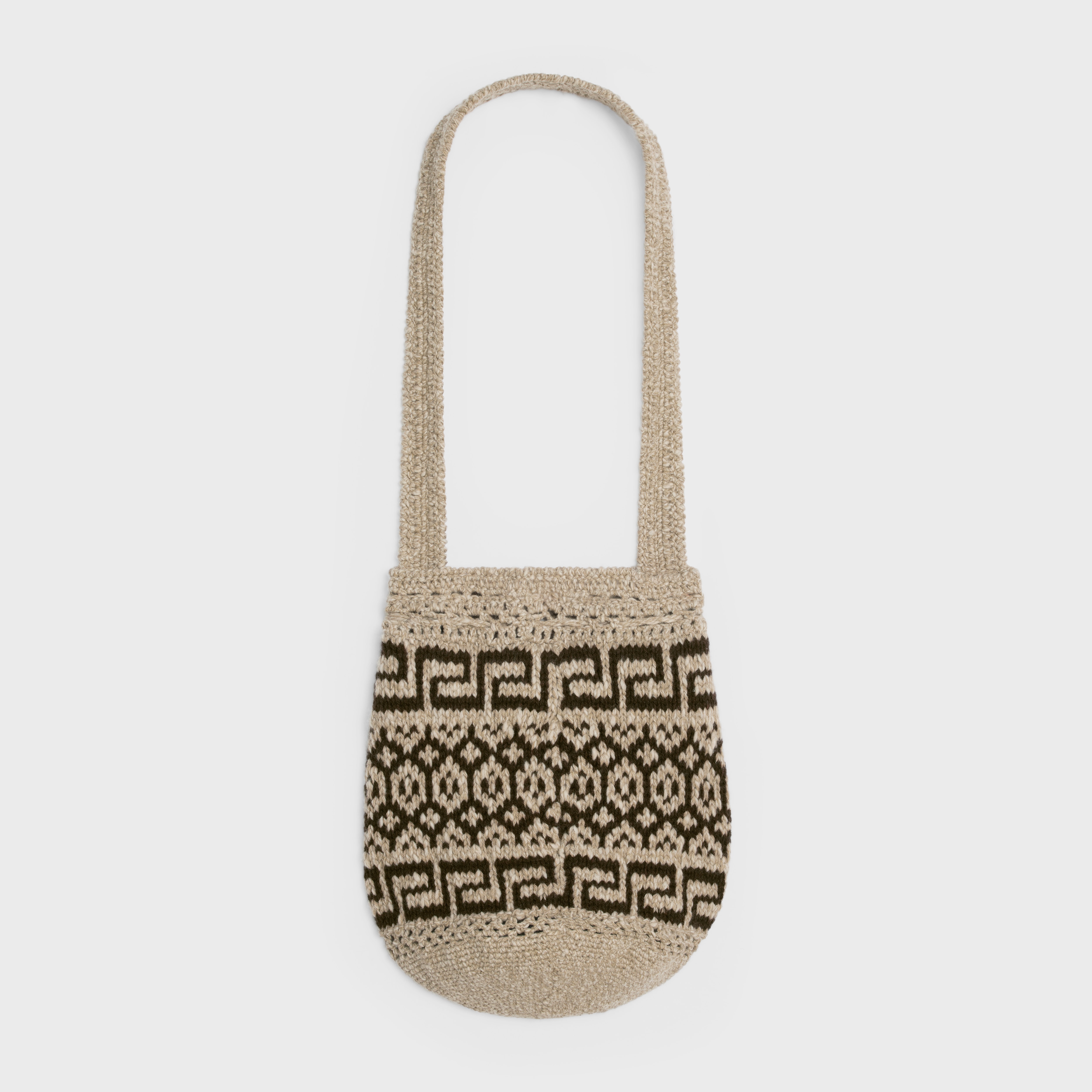 Bag in triomphe fair isle wool - 2