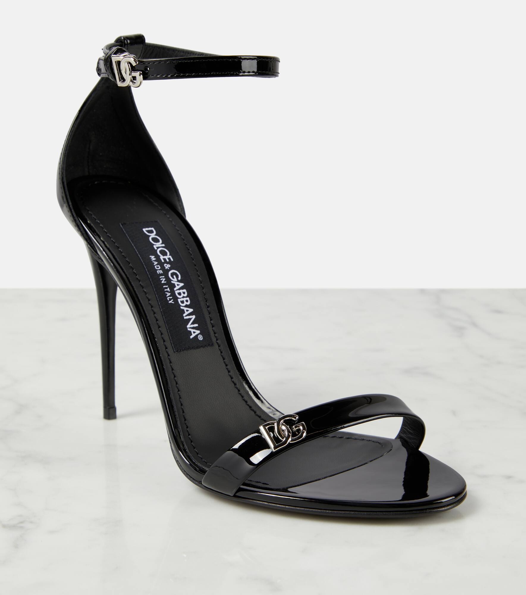 Patent leather sandals - 6