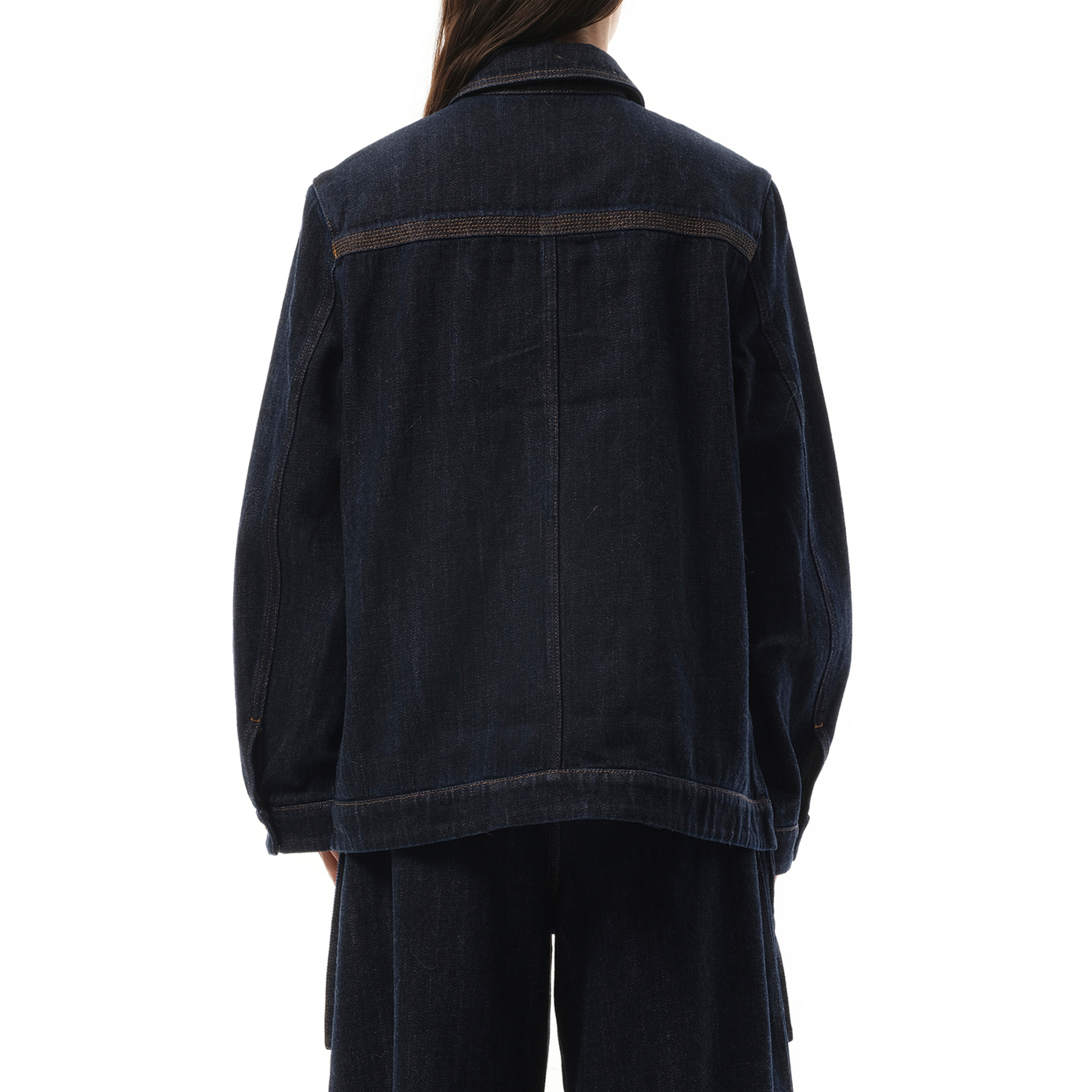 Workwear Jacket in Indigo Blue - 6