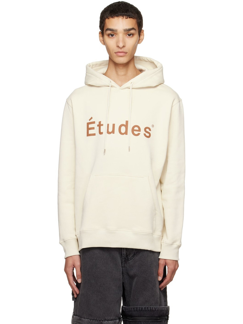 logo-print organic-cotton hoodie - 1