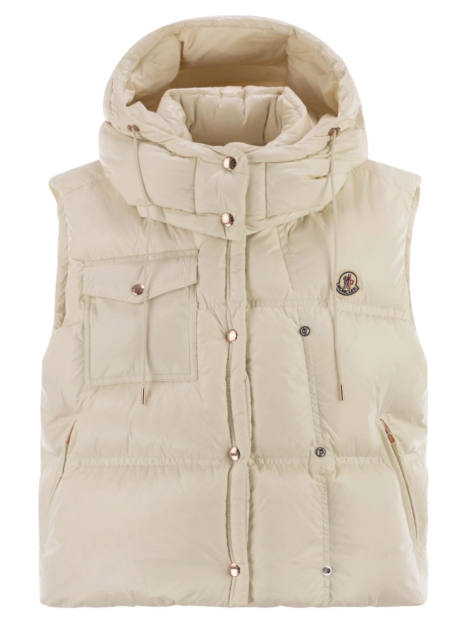 Moncler Women Pario - Padded Vest With Hood - 1
