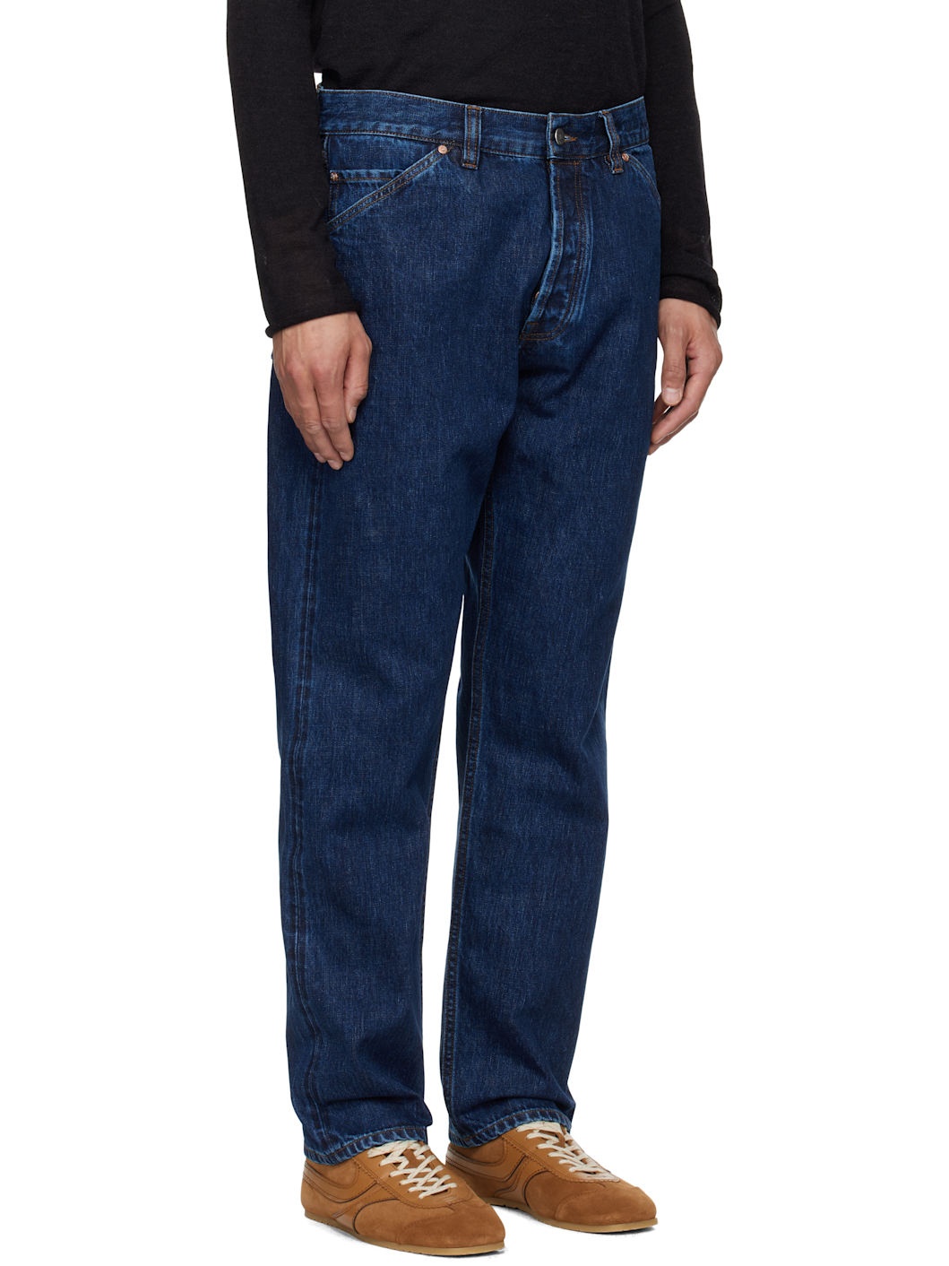 Indigo Stone Wash 14.2oz Japanese Selvedge Jeans - 2