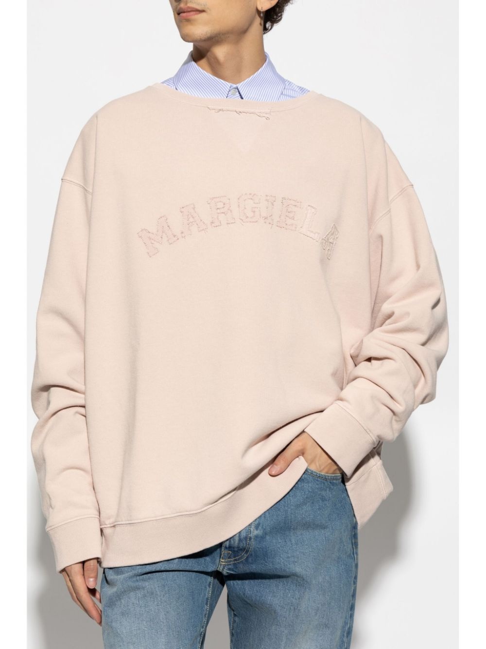 logo-embroidered sweatshirt - 3