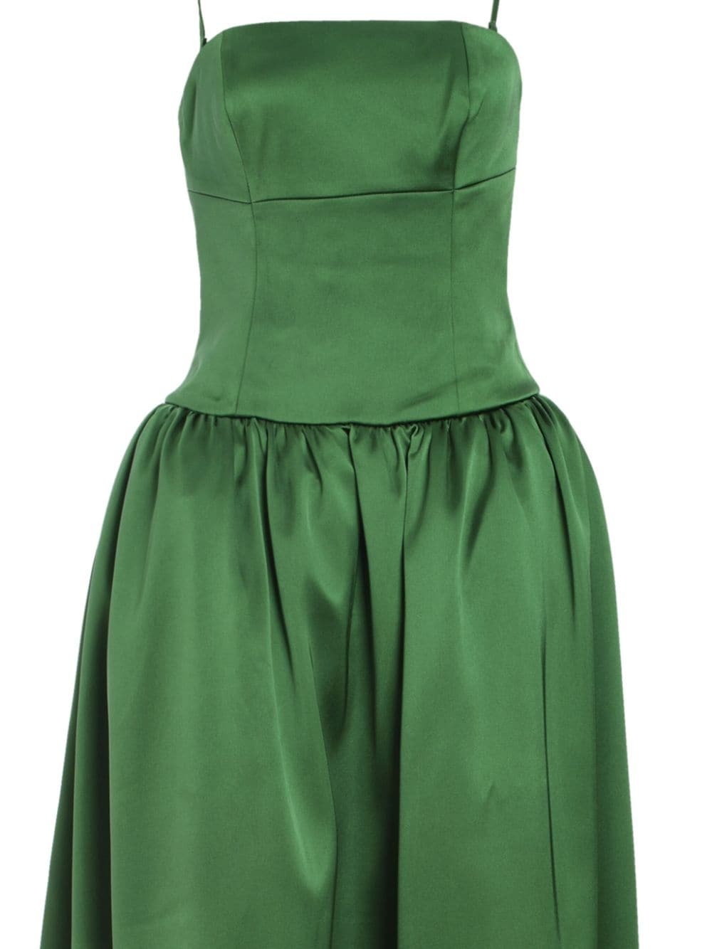 satin bandeau dress - 2