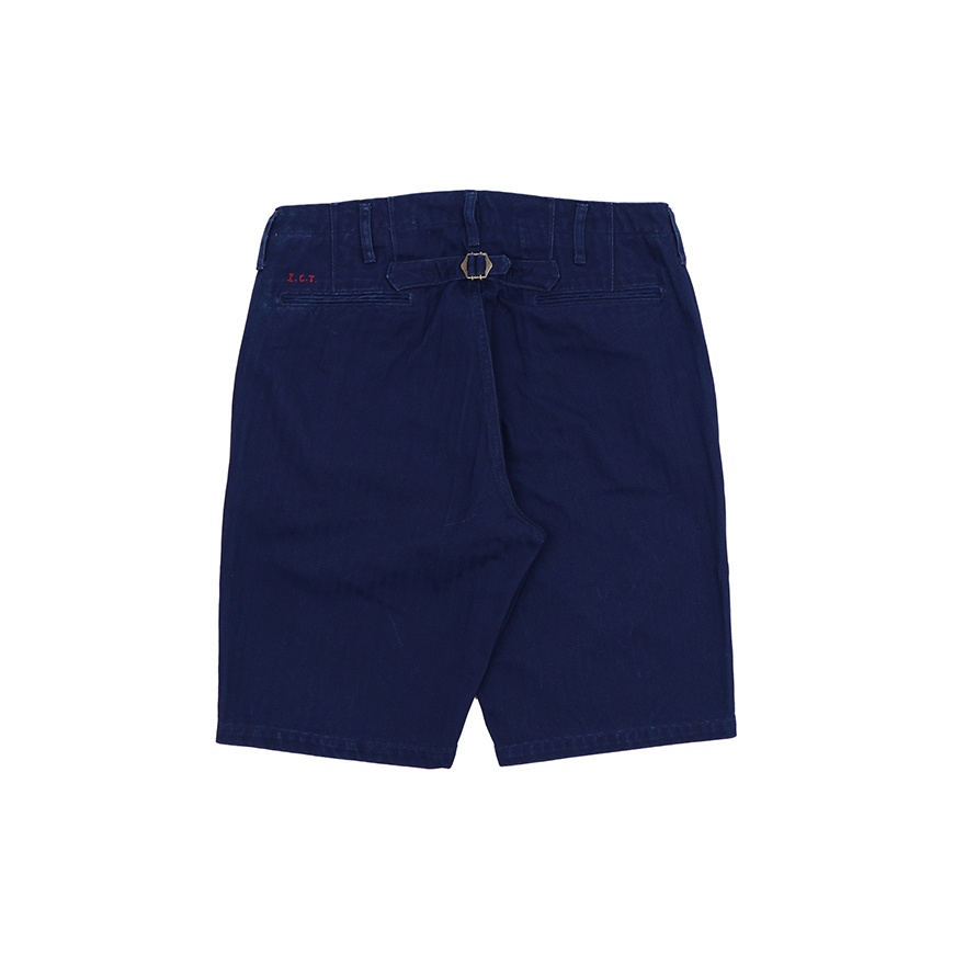 CHINO SHORTS (HERRINGBONE) DK.INDIGO - 2