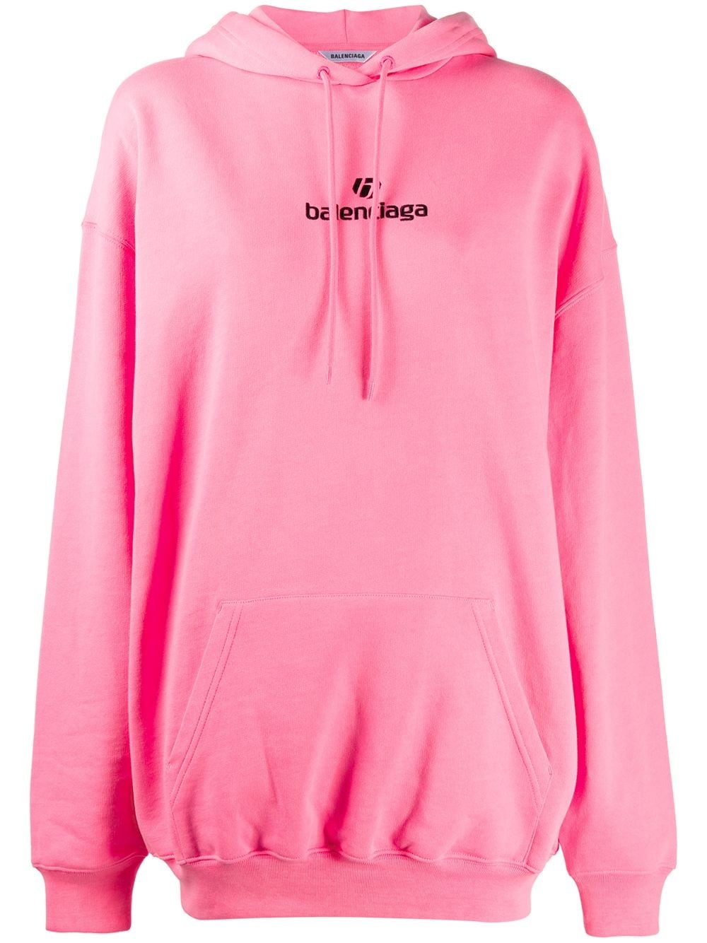 logo-print hoodie - 1