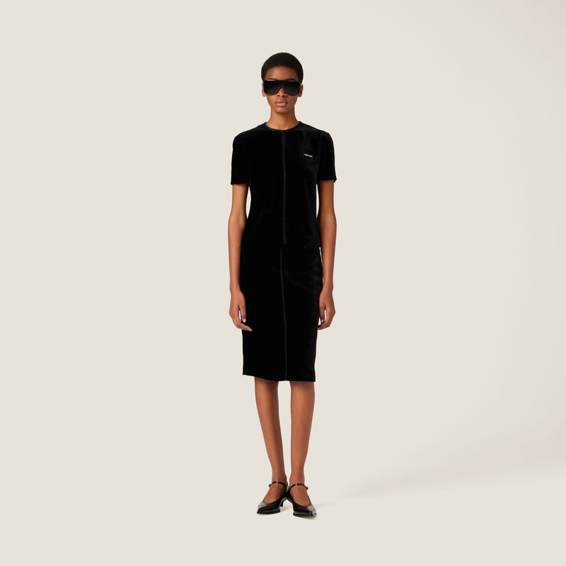 Miu Miu Velvet top outlook