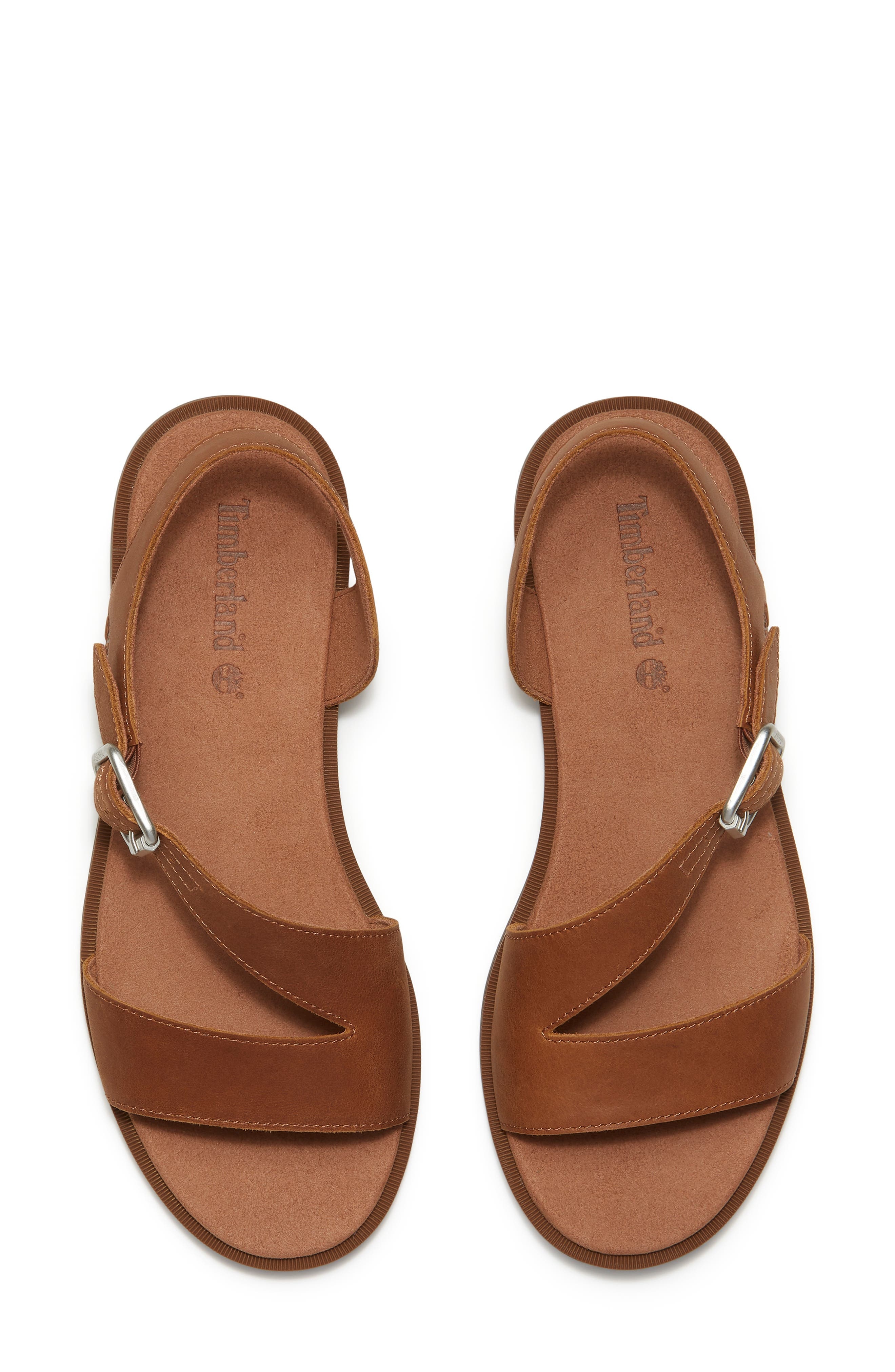 Timberland Calista Bay Sandal in Rust Full Grain at Nordstrom - 4