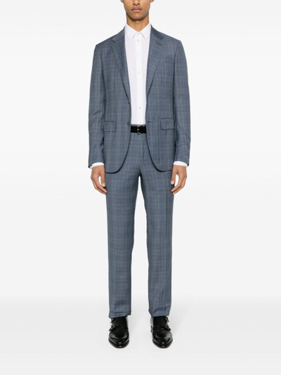 ZEGNA checked single-breasted suit outlook