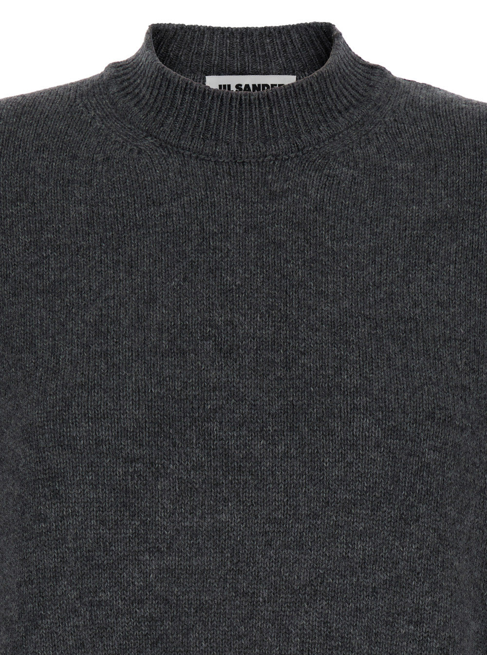 Jil Sander Women Grey Ribbed Pullover In Cashmere Woman - 3