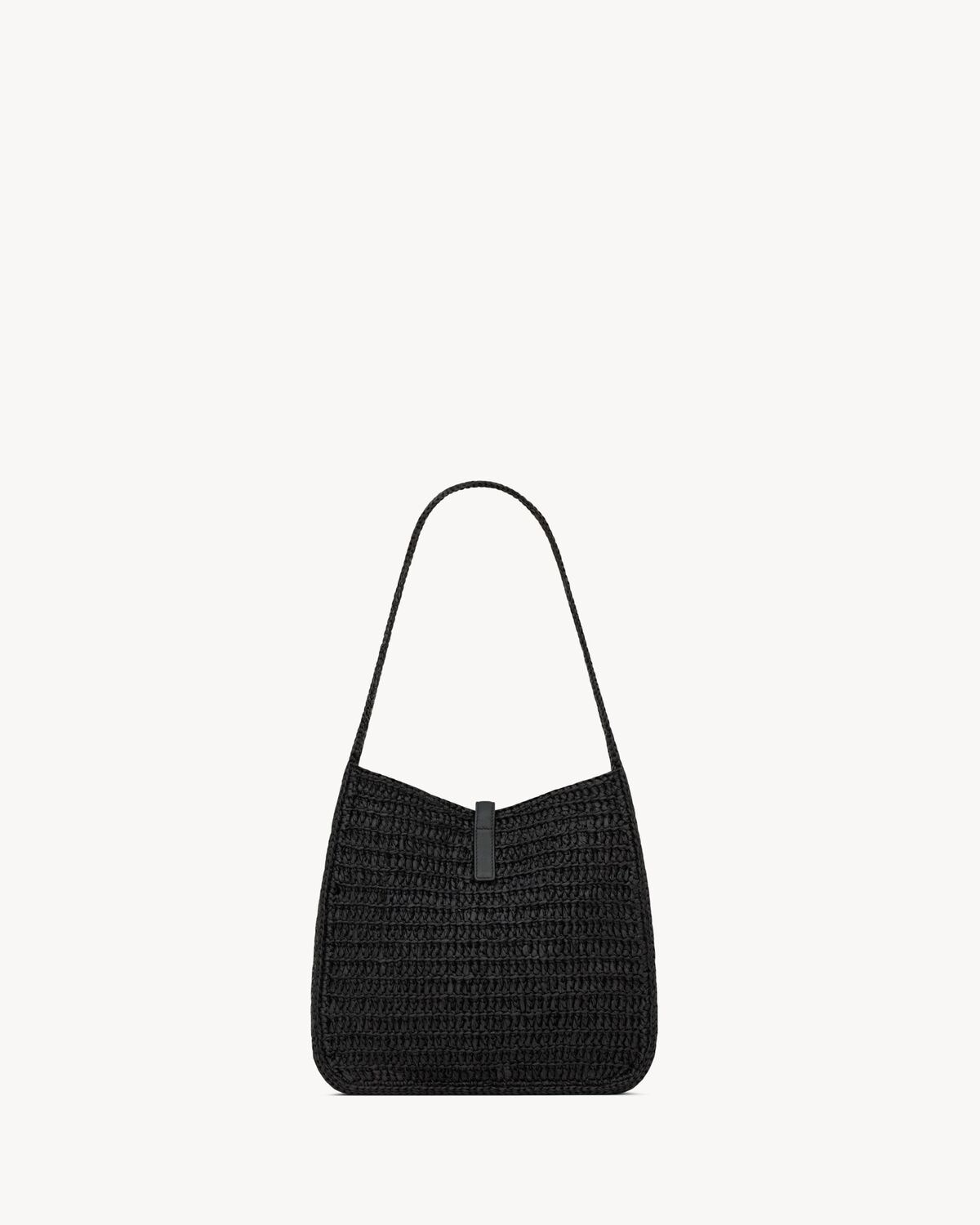 LE 5 À 7 SMALL SOUPLE EN RAPHIA ET CUIR - 2