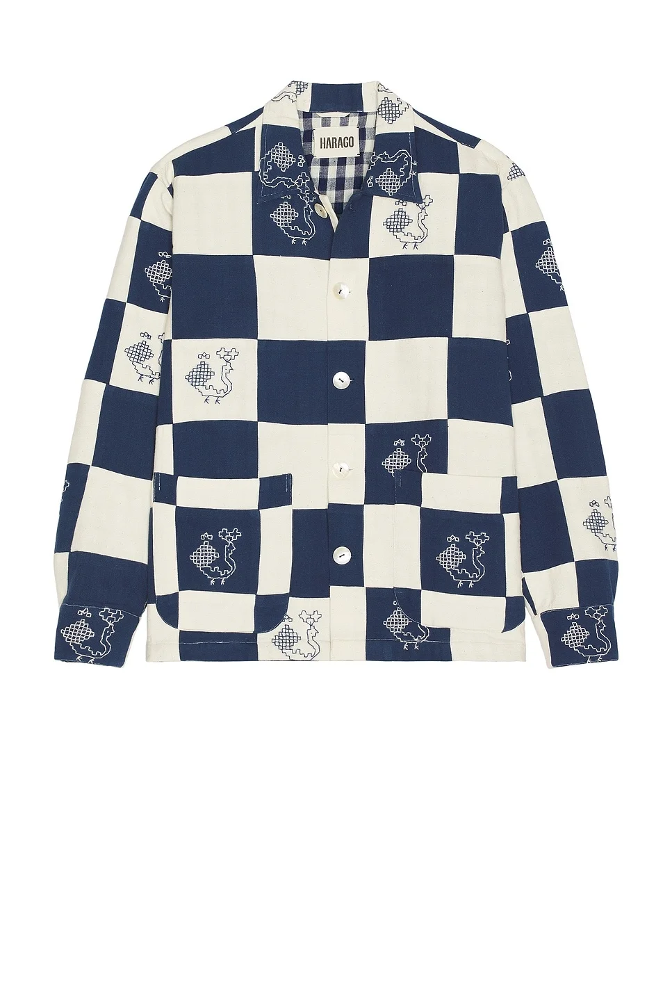 Patchwork Embroidered Shirt - 1