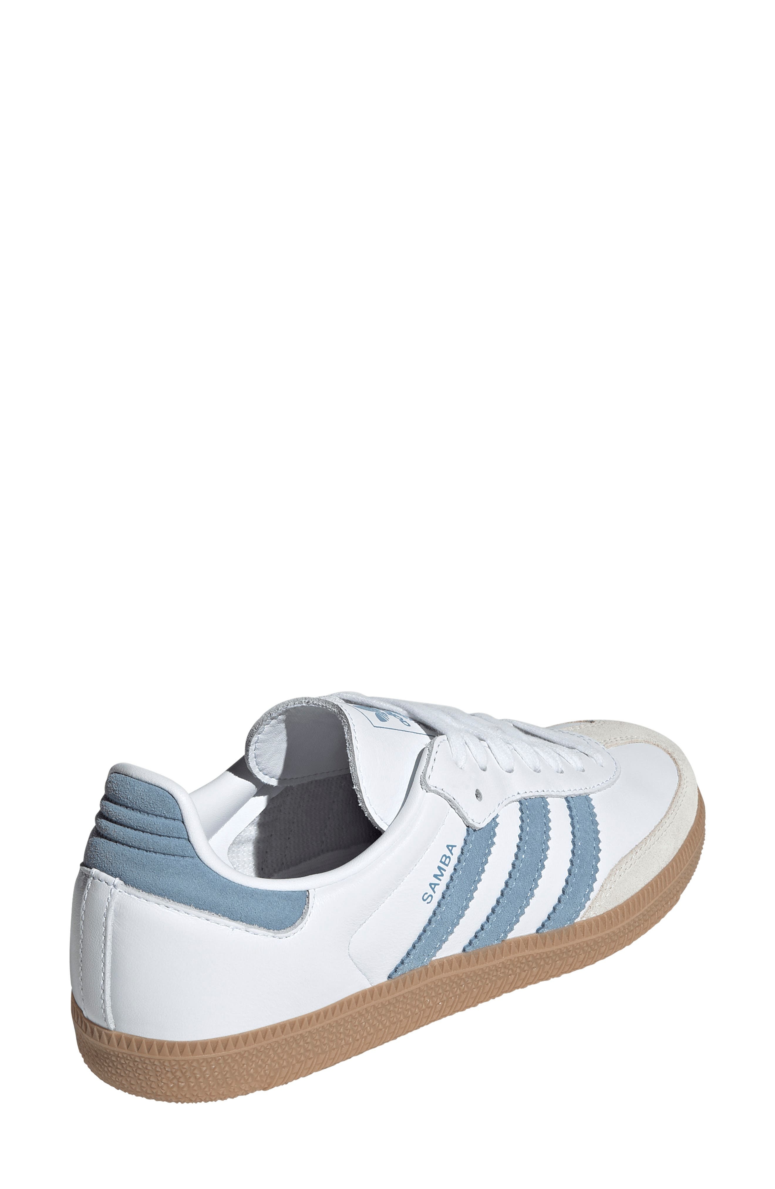 adidas Samba OG Sneaker in White/Alumina/Ash Blue at Nordstrom - 2