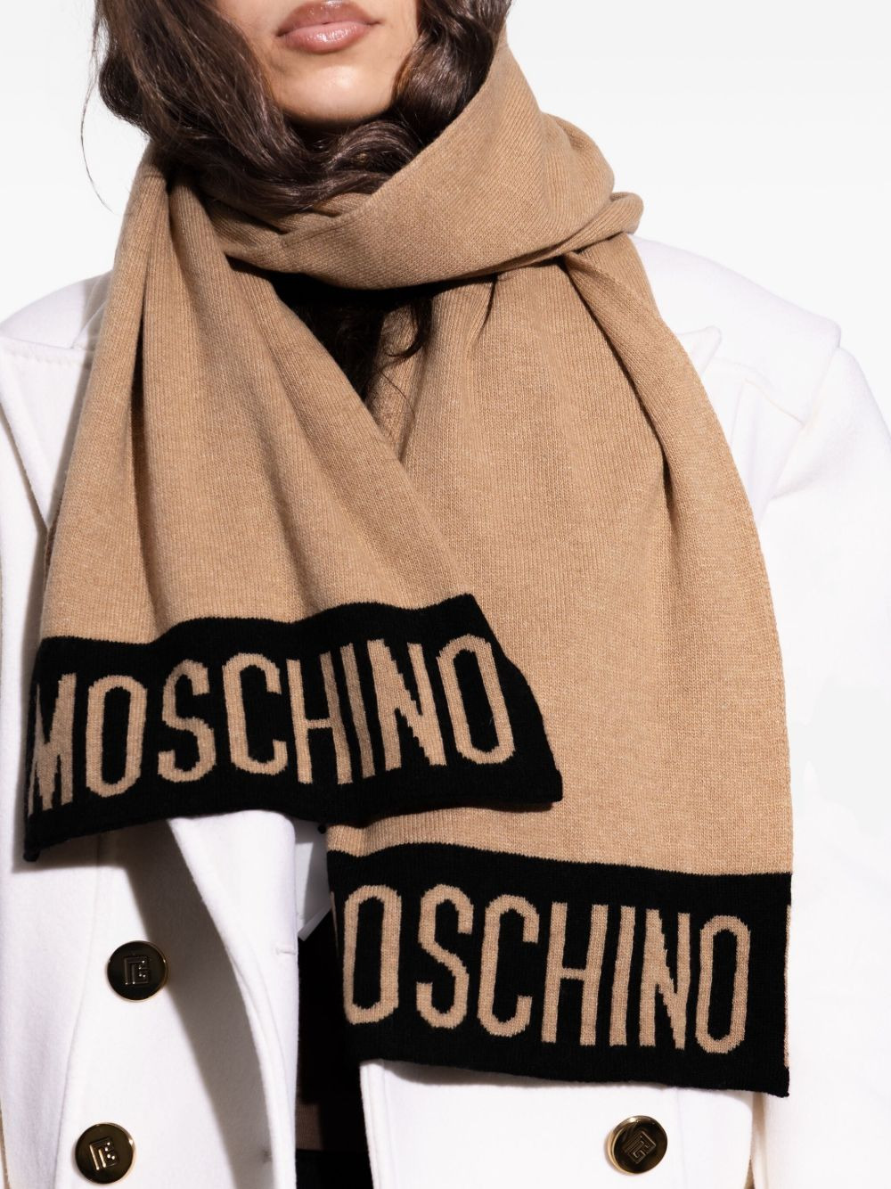 logo-detail scarf - 4