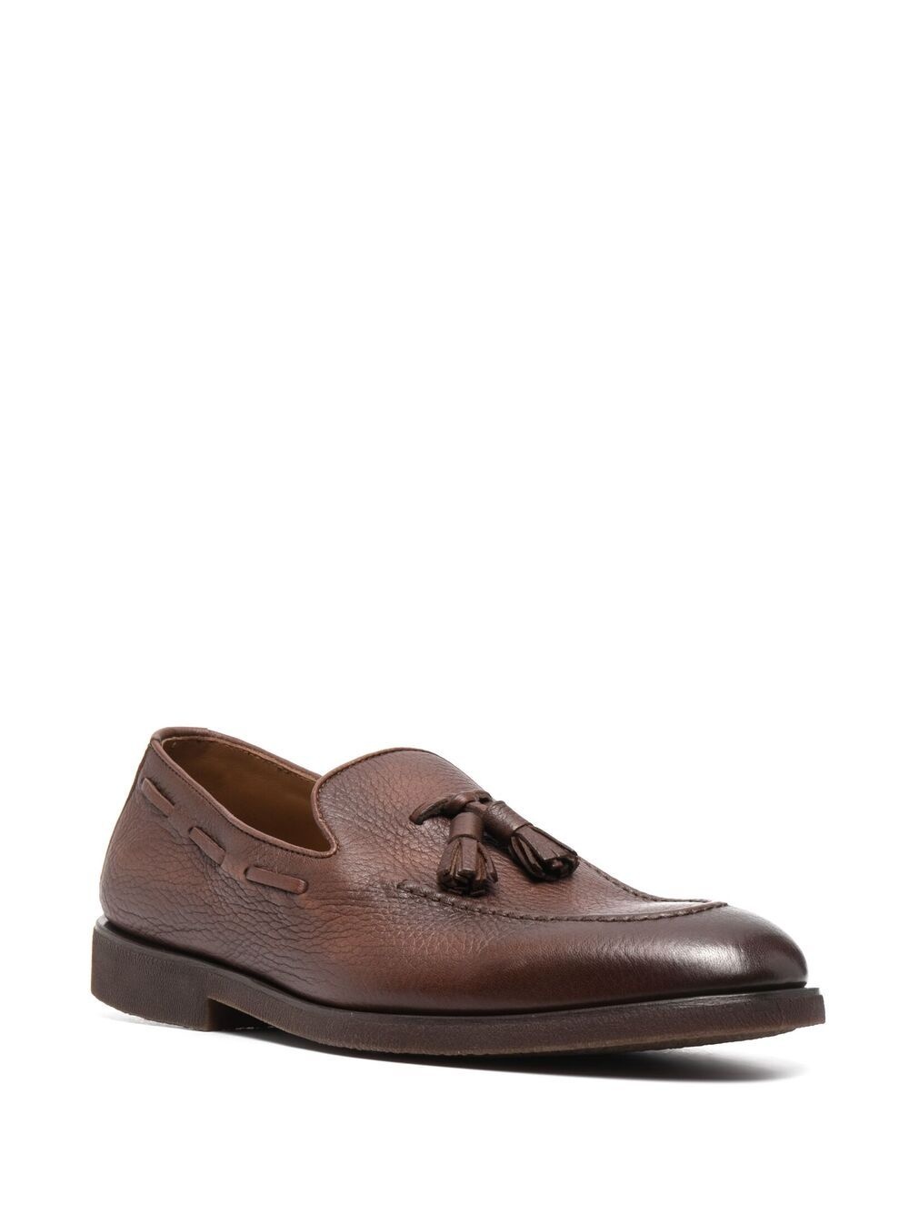 tassel leather loafers - 2