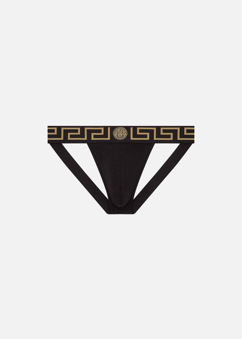 Greca Border Jock Strap - 1