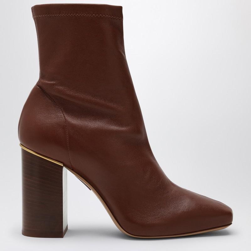 ショートブーツ・ブーティ CHLOE COGNAC-COLOURED AMBRE ANKLE BOOT Chloé Chloé Cognac-Coloured Ambre Ankle Boot | baltini