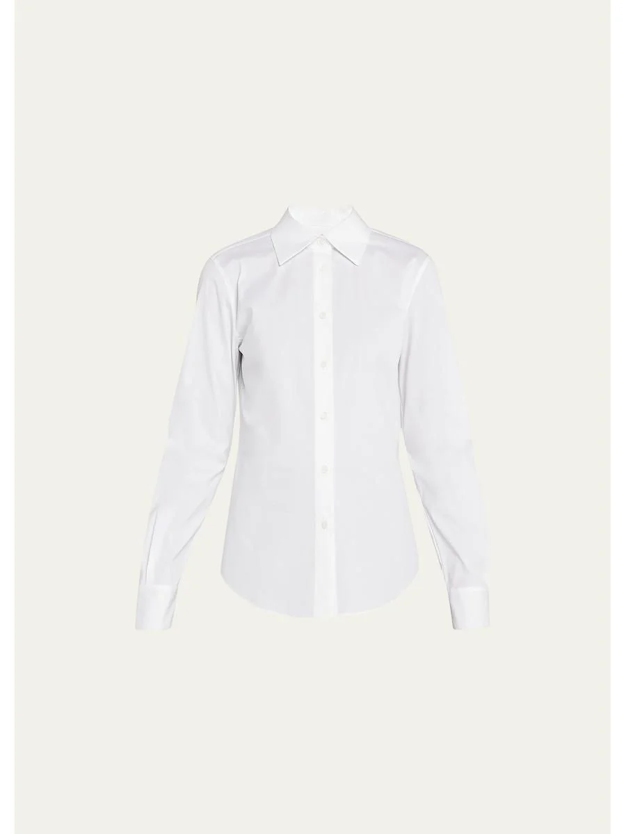 Button-Down Spread-Collar Shirt - 1
