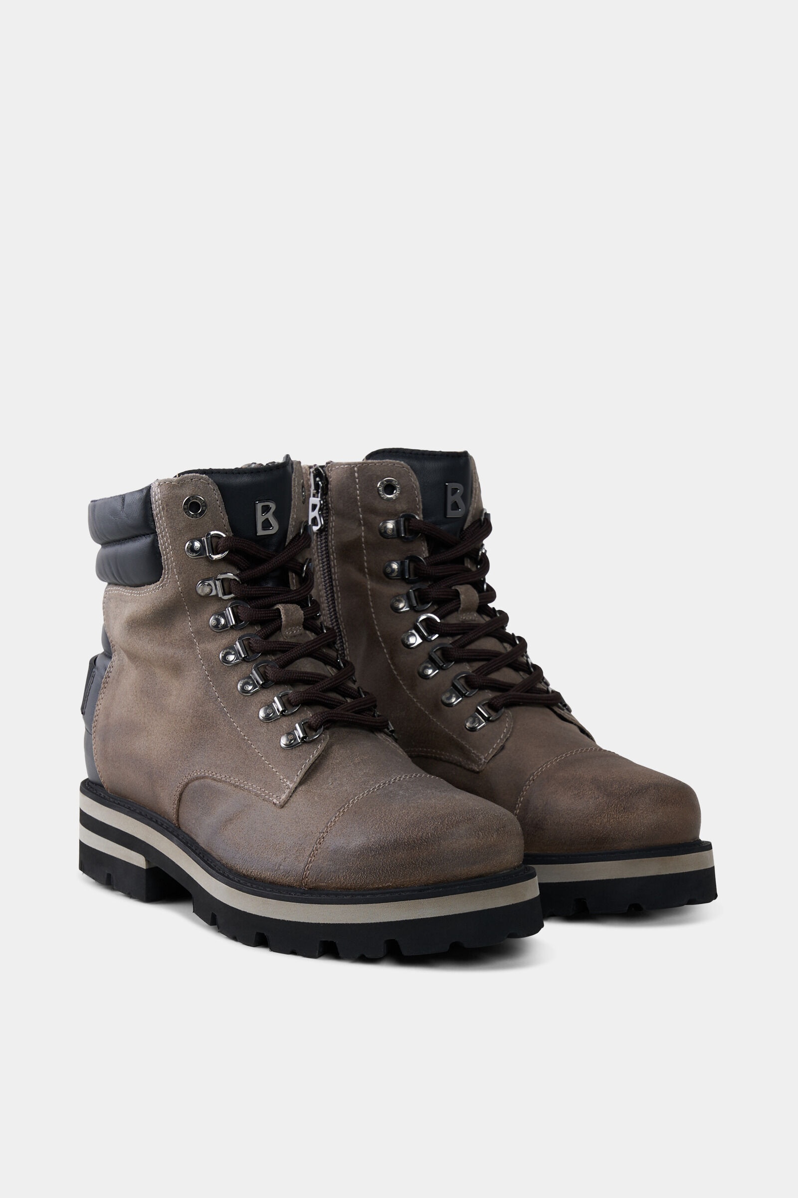 Courchevel Lace-up boots in Taupe - 3