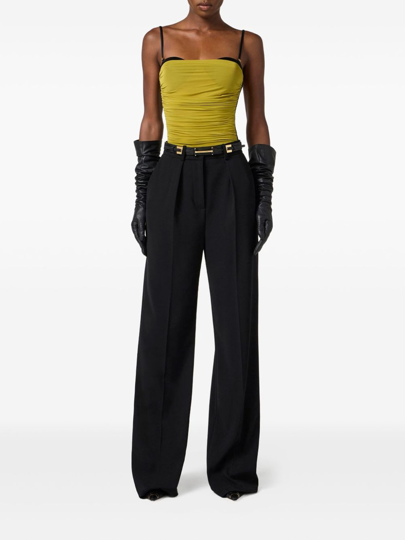 ELISABETTA FRANCHI ruched bodysuit outlook