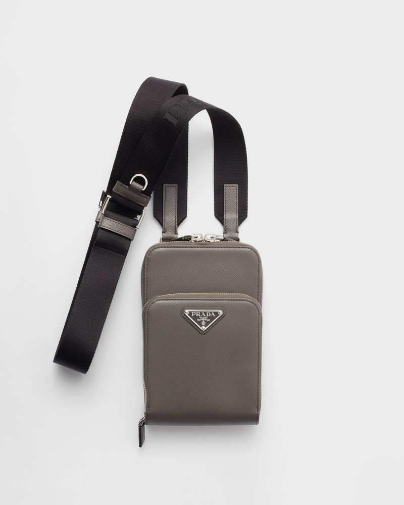 Saffiano leather smartphone case 1