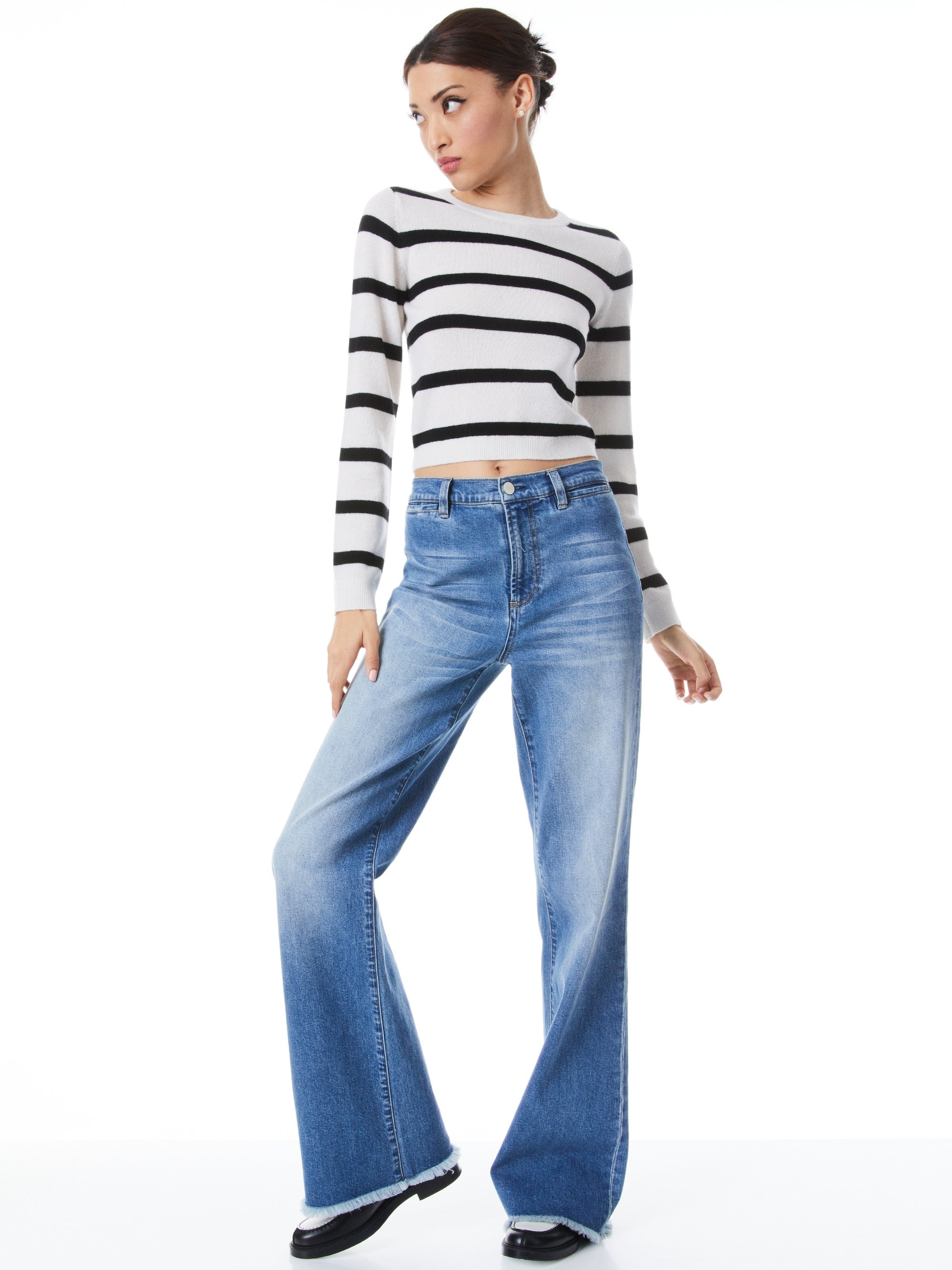 LUNA STRIPED CREWNECK - 6