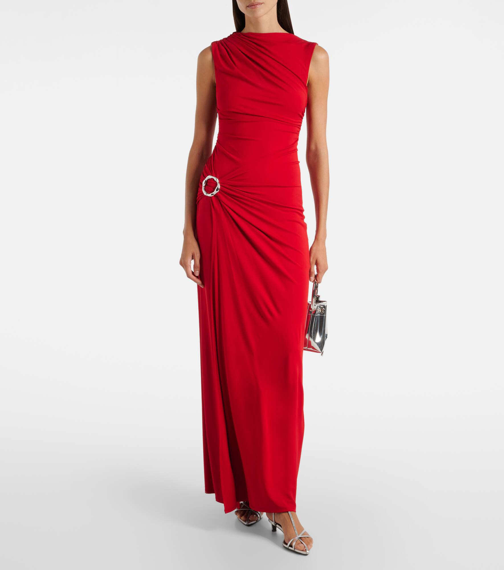 Blain gathered jersey gown - 2