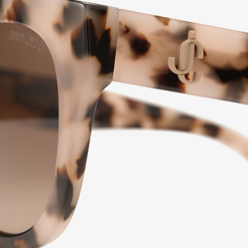 Kati Pink Havana Round Sunglasses 3