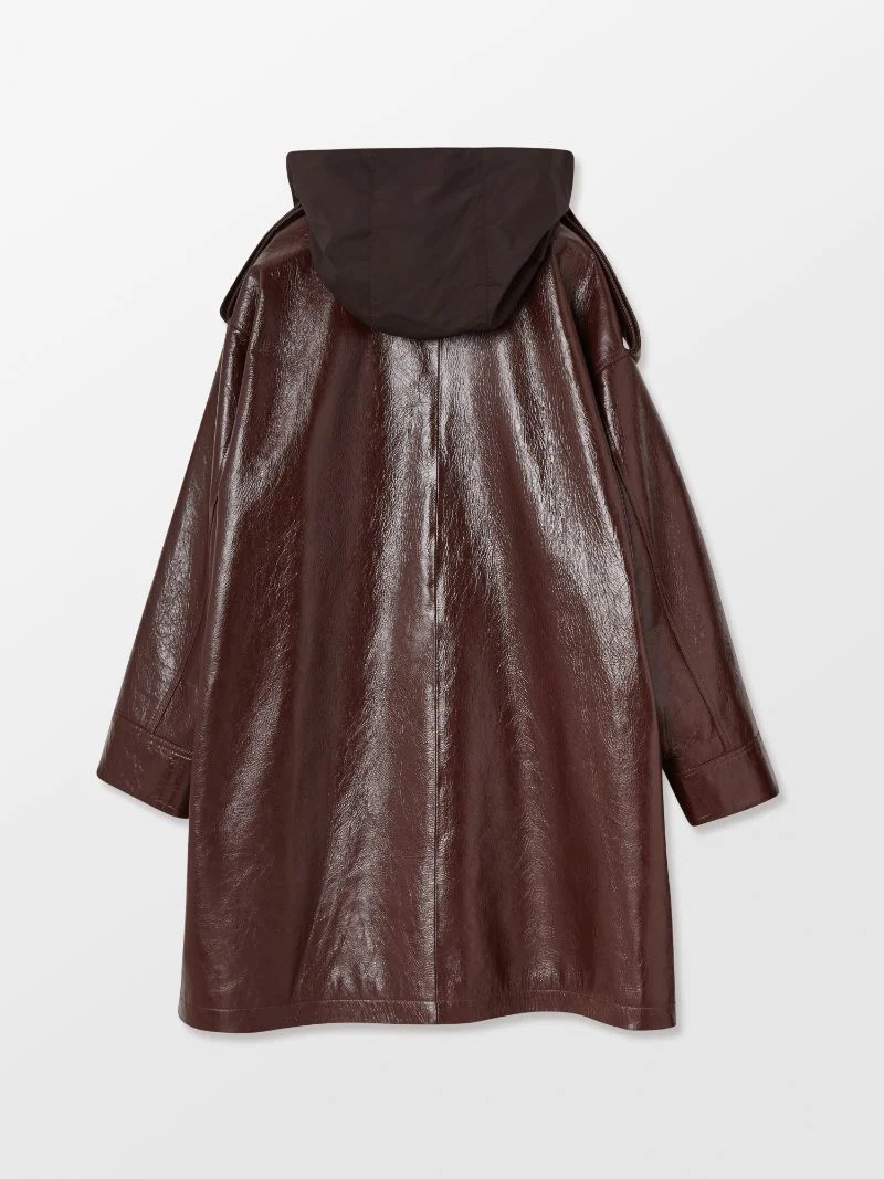 LEATHER MOD COAT - 10