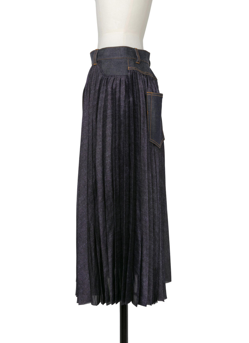 sacai Denim Mix Skirt outlook
