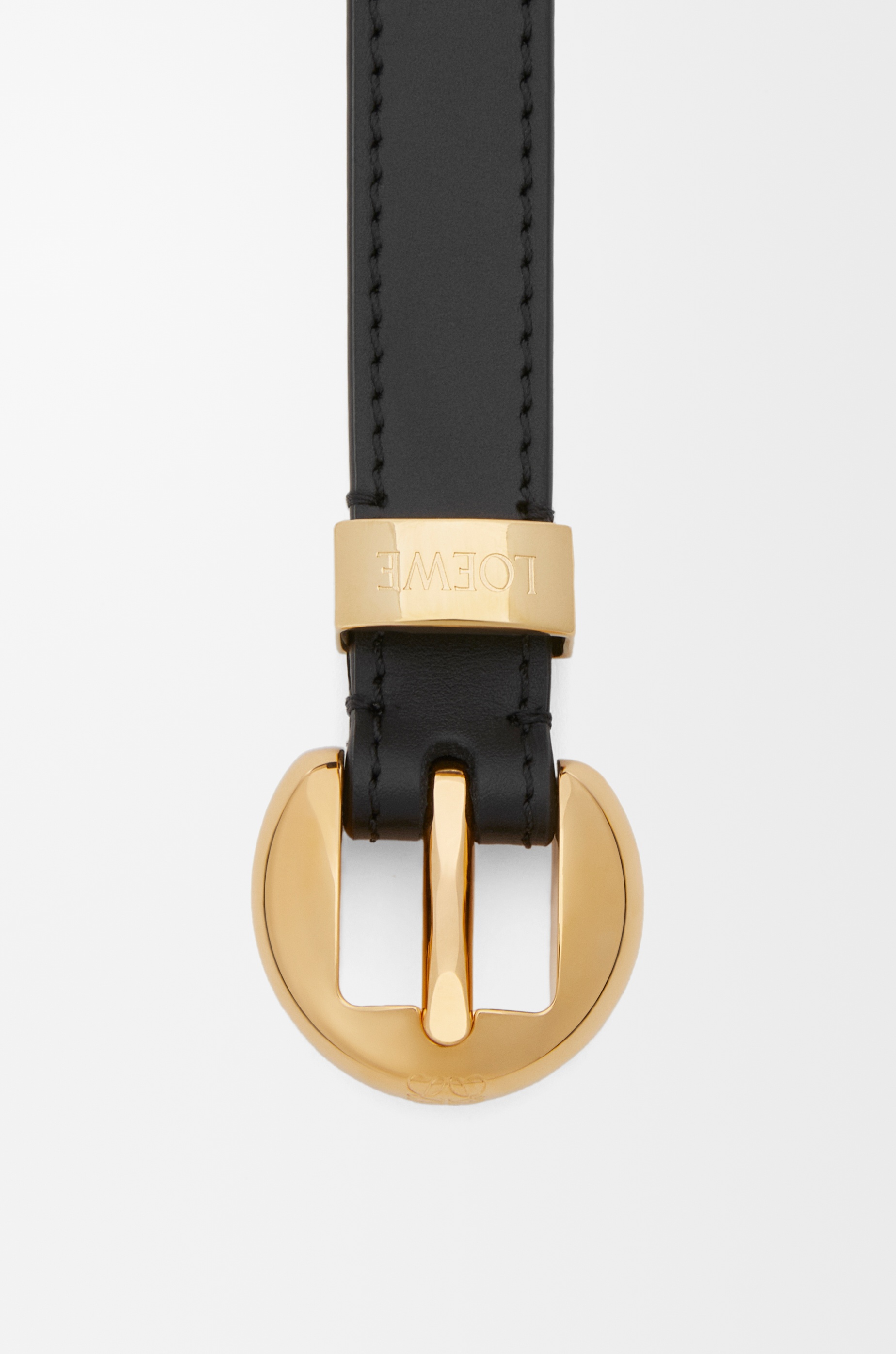 Pebble belt in smooth calfskin - 2