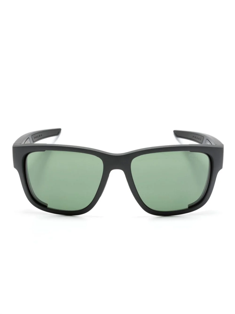 logo-debossed square-frame sunglasses - 1