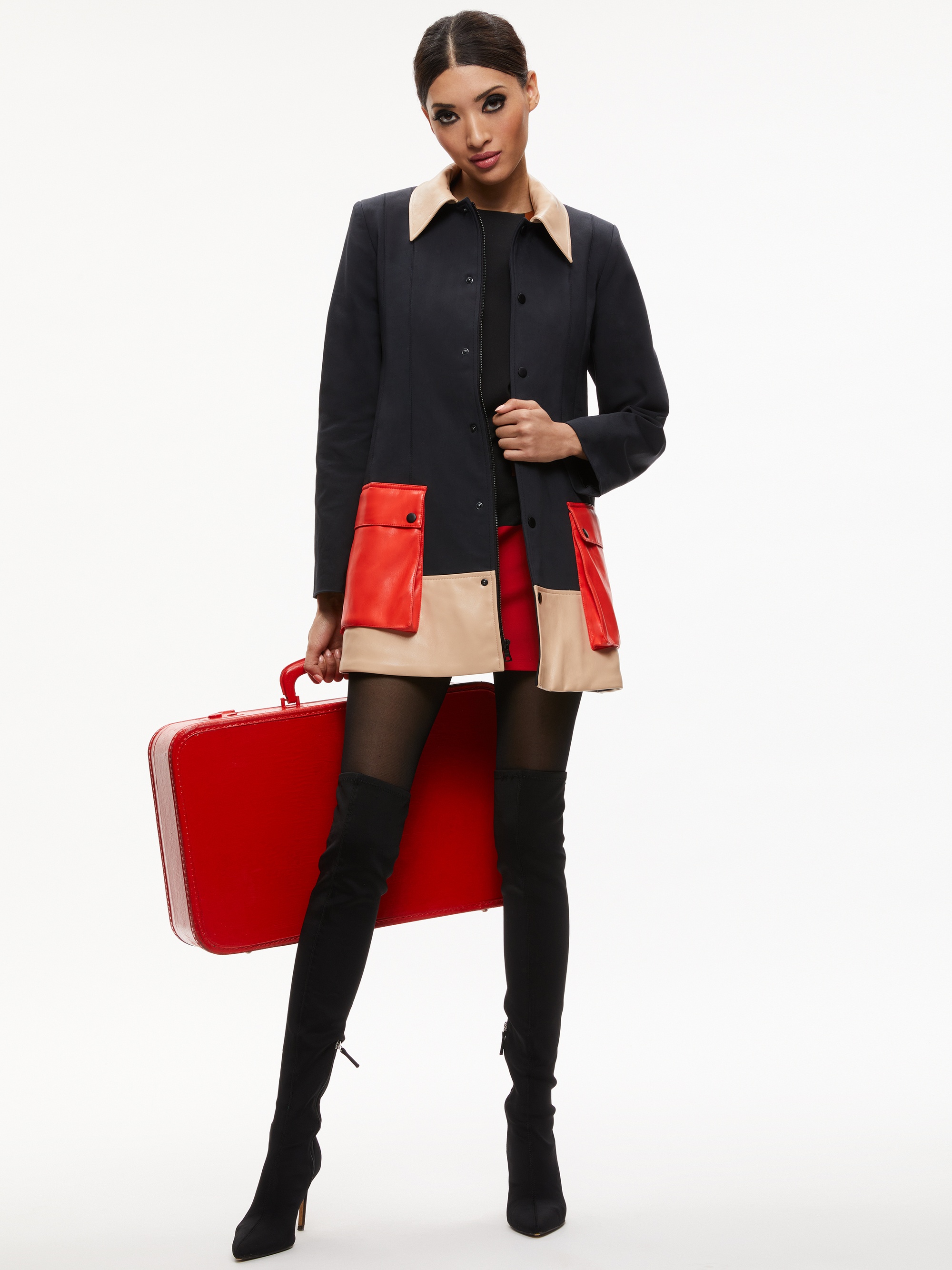 SHONTA COLORBLOCK POCKET JACKET - 5