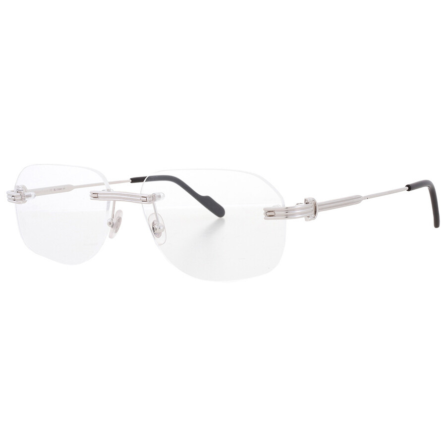 Cartier Demo Rectangular Men's Eyeglasses CT0284O 001 56 - 2