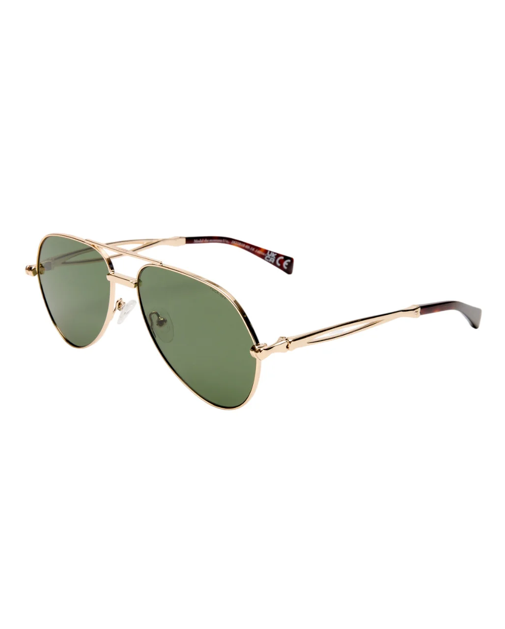 THE MONTANA SUNGLASSES GOLD GREEN - 1