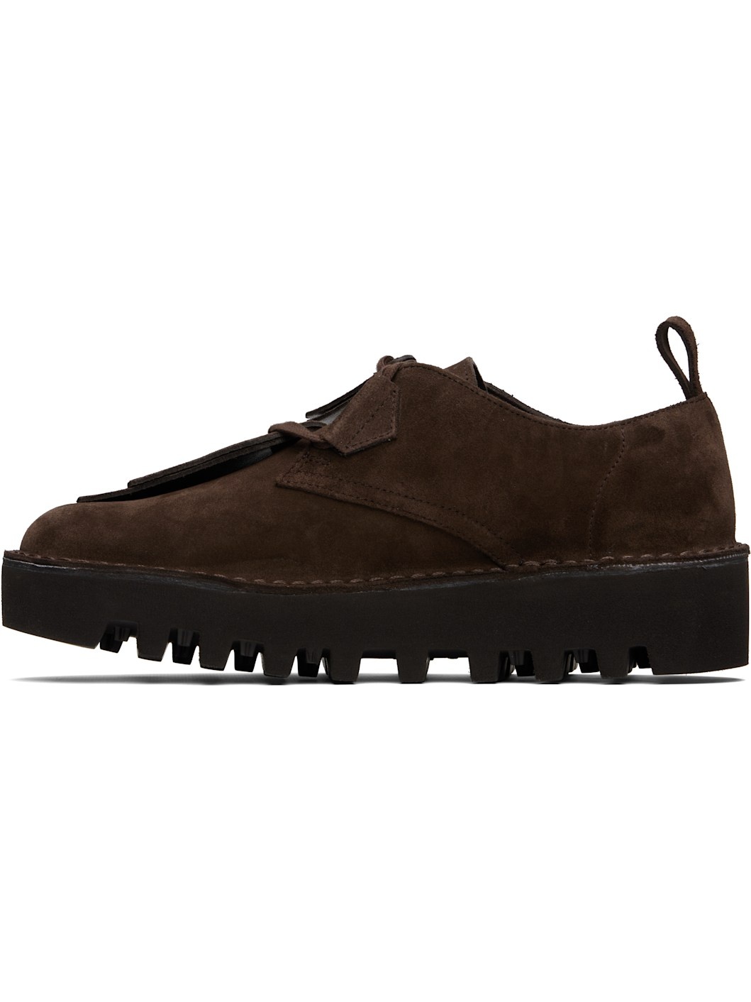 Brown Clarks Originals Edition Desert Khan EG Derbys - 3