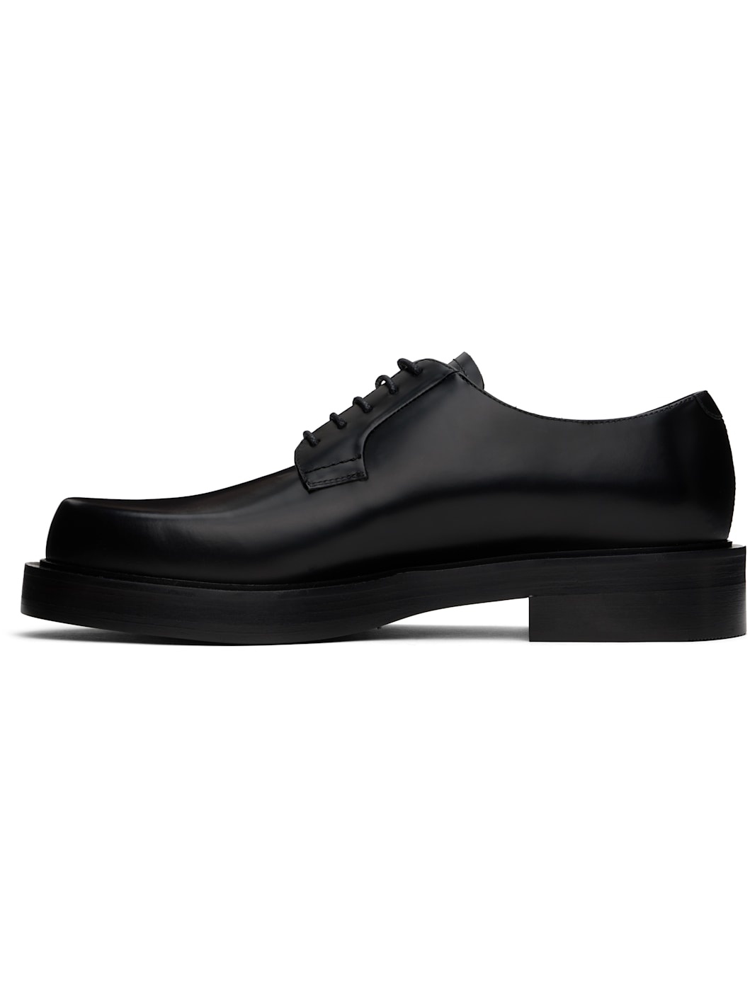 Black Banjo Leather Richelieu Oxfords - 3